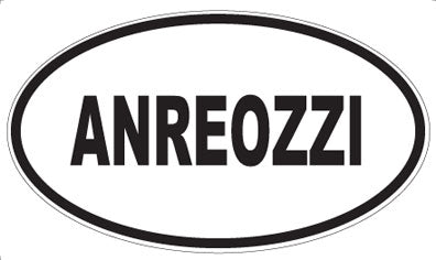 ANREOZZI - Oval Magnet