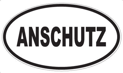ANSCHUTZ - Oval Sticker