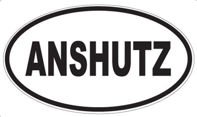 ANSHUTZ - Oval Magnet
