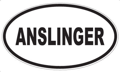 ANSLINGER - Oval Magnet