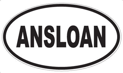 ANSLOAN - Oval Magnet