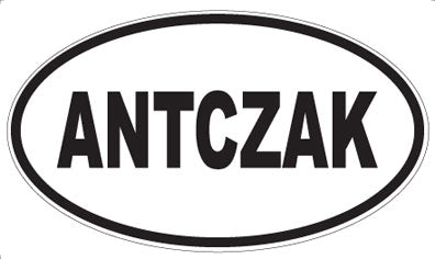 ANTCZAK - Oval Magnet