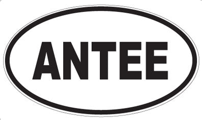 ANTEE - Oval Sticker