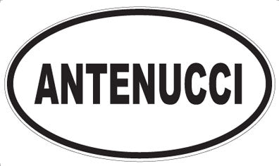ANTENUCCI - Oval Sticker