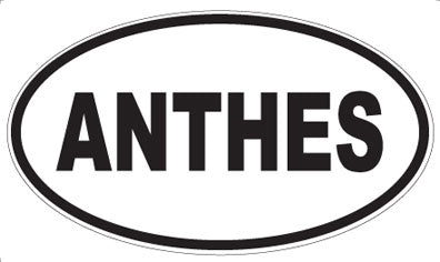 ANTHES - Oval Sticker