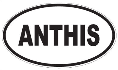 ANTHIS - Oval Sticker