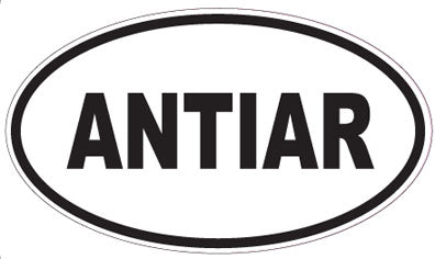 ANTIAR - Oval Sticker