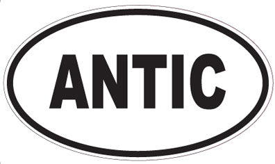 ANTIC - Oval Sticker