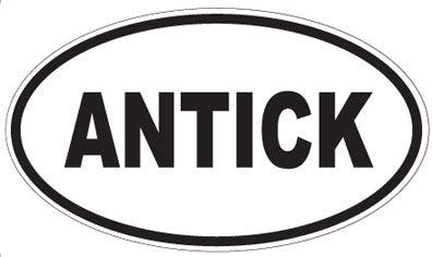 ANTICK - Oval Sticker