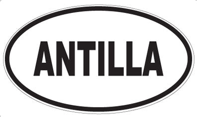 ANTILLA - Oval Sticker