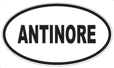 ANTINORE - Oval Sticker