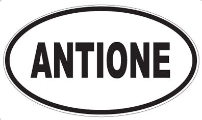 ANTIONE - Oval Magnet
