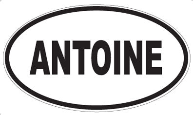 ANTOINE - Oval Magnet