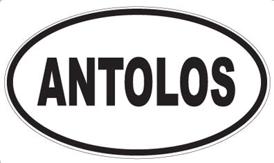 ANTOLOS - Oval Sticker