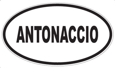 ANTONACCIO - Oval Magnet