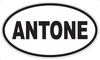 ANTONE - Oval Sticker