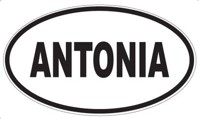 ANTONIA - Oval Magnet