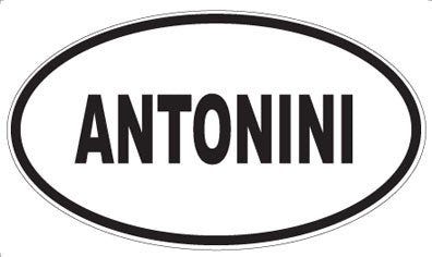 ANTONINI - Oval Sticker