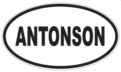 ANTONSON - Oval Sticker