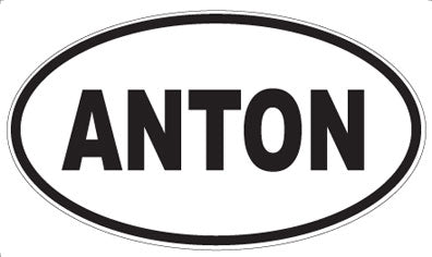 ANTON - Oval Magnet
