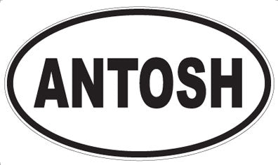 ANTOSH - Oval Sticker