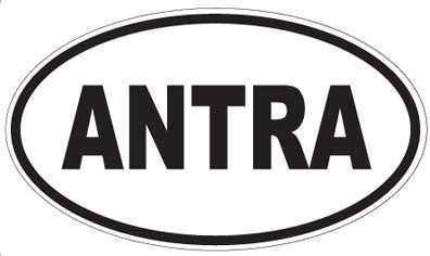 ANTRA - Oval Sticker