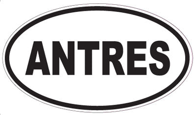 ANTRES - Oval Sticker