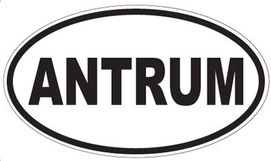 ANTRUM - Oval Sticker