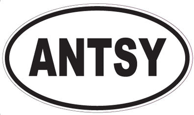 ANTSY - Oval Sticker