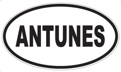 ANTUNES - Oval Sticker