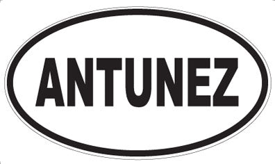 ANTUNEZ - Oval Magnet