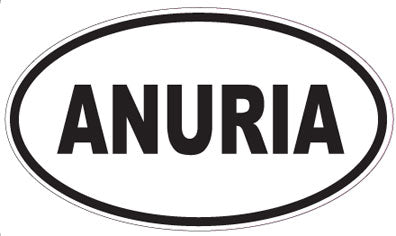 ANURIA - Oval Sticker