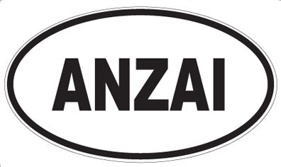 ANZAI - Oval Magnet