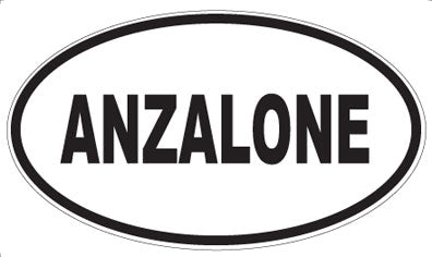 ANZALONE - Oval Magnet