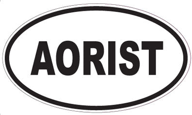 AORIST - Oval Sticker