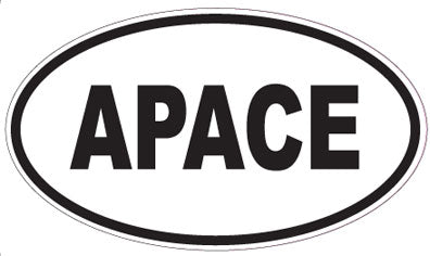 APACE - Oval Magnet