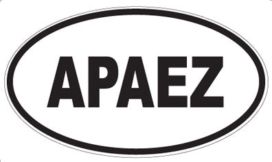 APAEZ - Oval Magnet