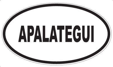 APALATEGUI - Oval Magnet