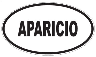 APARICIO - Oval Sticker
