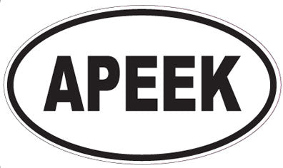 APEEK - Oval Sticker