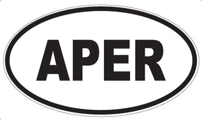 APER - Oval Magnet