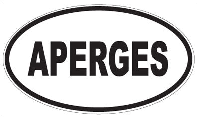 APERGES - Oval Sticker