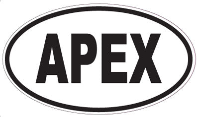 APEX - Oval Sticker