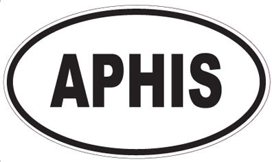 APHIS - Oval Magnet