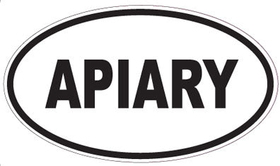 APIARY - Oval Sticker