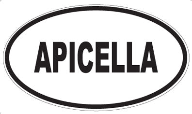 APICELLA - Oval Sticker