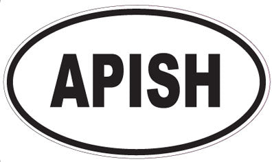 APISH - Oval Magnet