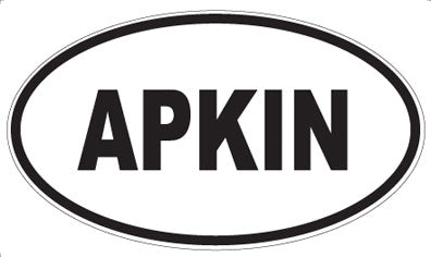 APKIN - Oval Sticker