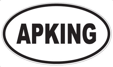 APKING - Oval Sticker