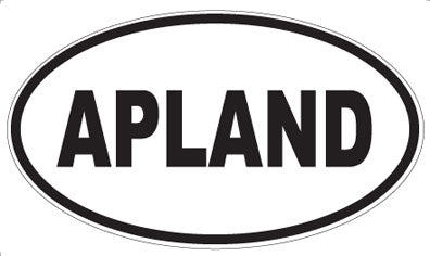 APLAND - Oval Sticker